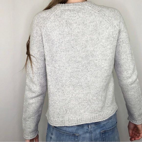 Madewell Dreamer Sweater Alpaca Knit Long Sleeve Boho Trendy Chunky Keaton - Picture 7 of 9
